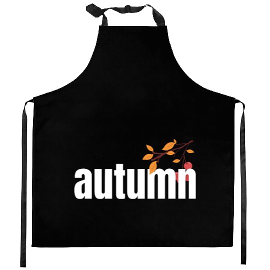 Autumn Tree Orange Fall Leaves The Season Kitchen Aprons