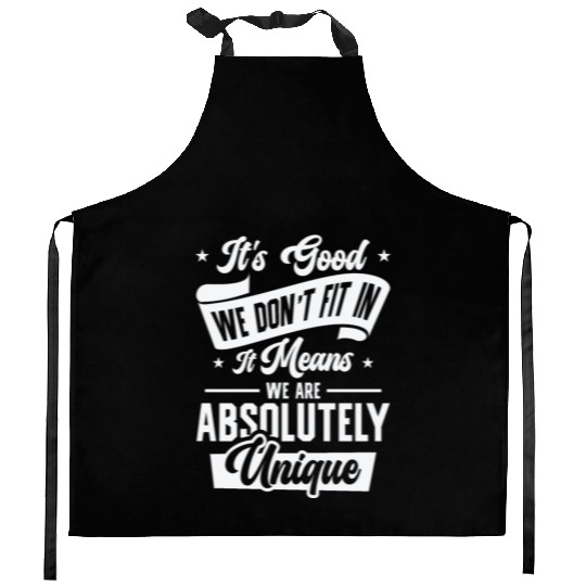 Positivity Misfits Poets Poetry Unique Uniqueness Kitchen Aprons