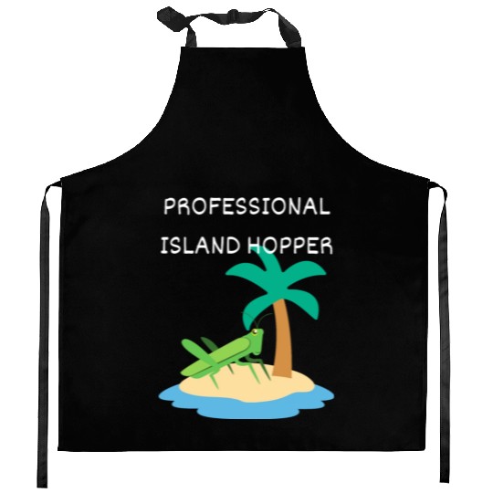 Professional Island Hopper Cruise Vacation Kitchen Aprons
