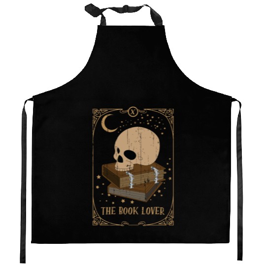 Book Tarot Card Occult Club Gothic Kitchen Aprons