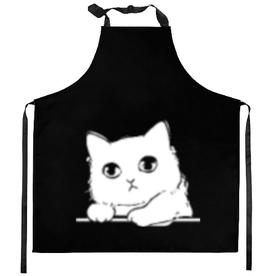 Cat Owner Cute Cat Lover Cute Cats I Cute Cat Kitchen Aprons