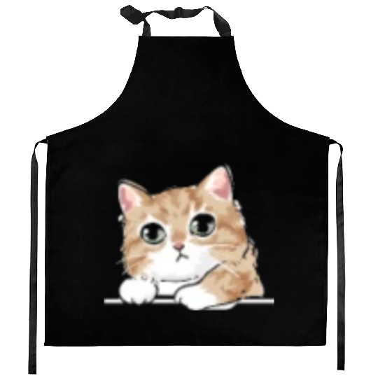 Cat Owner Cute Cat Lover I Cute Cat Kitchen Aprons
