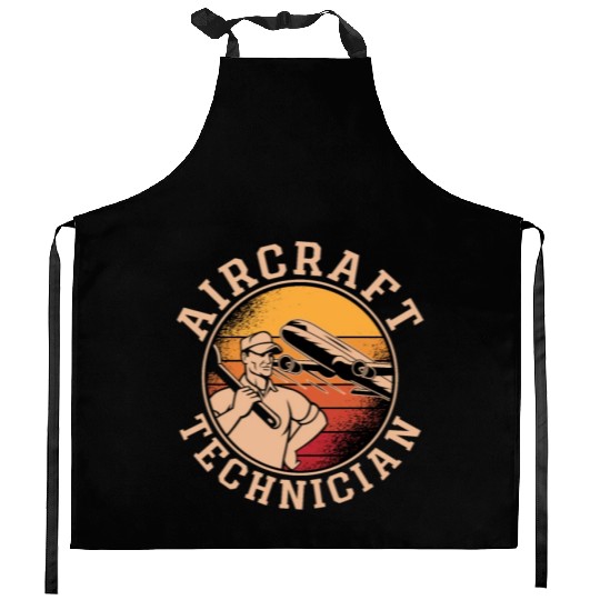 Aircraft Mechanic Aircraft Technician Aviation Kitchen Aprons
