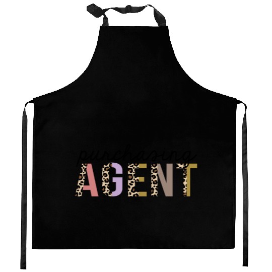 Purchasing Agent Leopard Print Funny Kitchen Aprons