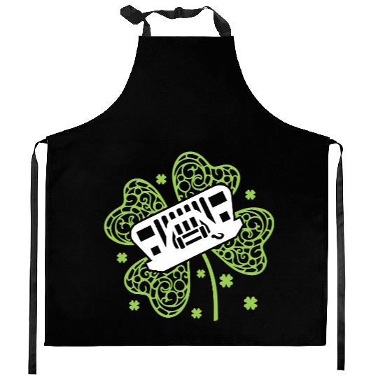 Shamrock Jeep Kitchen Aprons