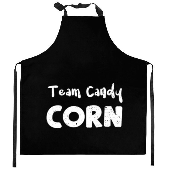 Team Candy Corn - Halloween Kitchen Aprons