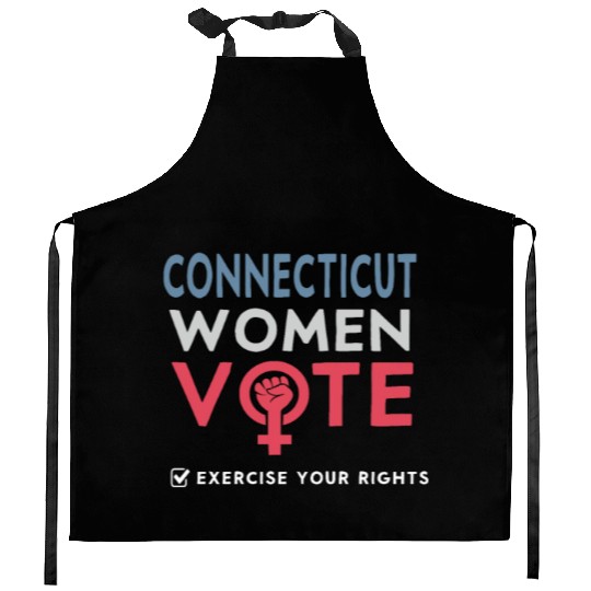 Connecticut Women Vote Voter 2022 Election Kitchen Aprons