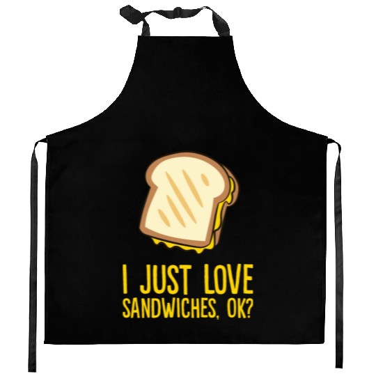 Sandwich - I just love sandwiches, ok? Kitchen Aprons