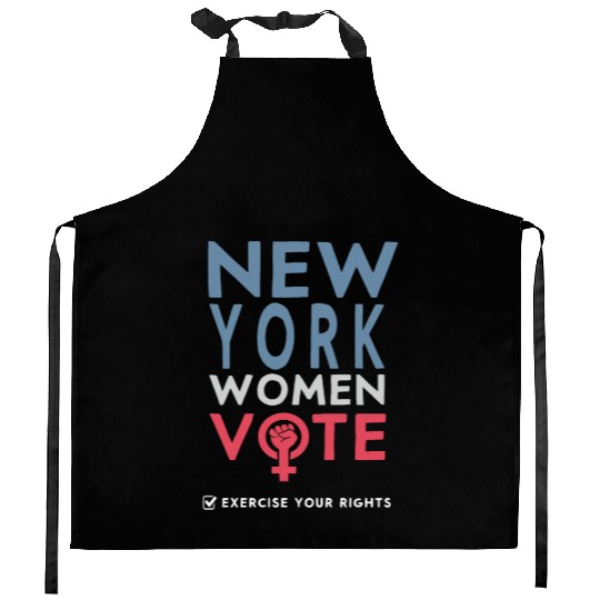 New York Women Vote Voter 2022 Election Feminist Kitchen Aprons