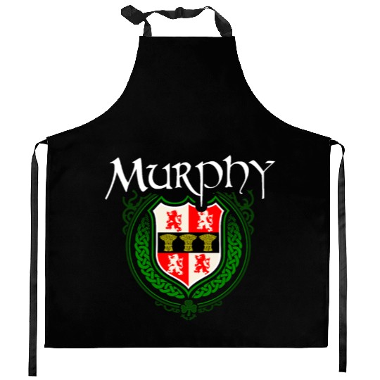 Murphy Family Irish Coat of Arms Clan Crest Kitchen Aprons