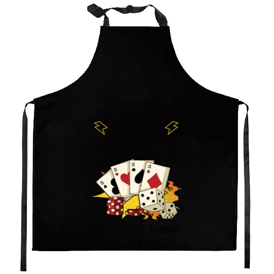 Poker Casino Poker Player Gambling Roulette Gift Kitchen Aprons