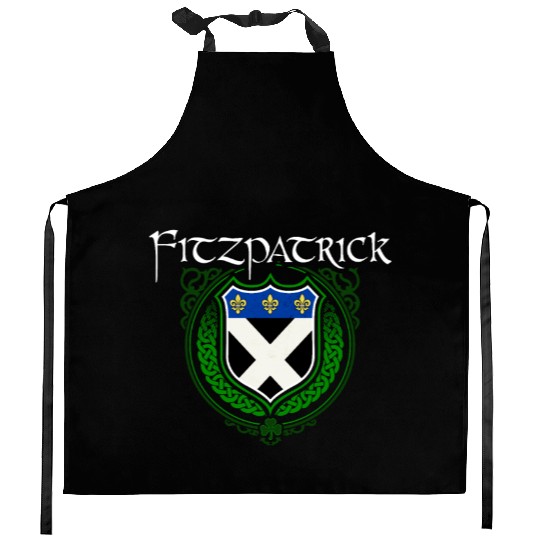 Fitzpatrick Family Irish Coat of Arms Clan Crest Kitchen Aprons