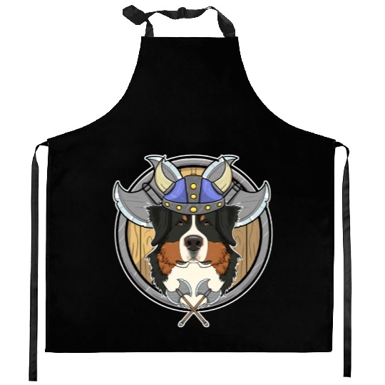 Bernese Mountain Dog I Valhalla I Viking Kitchen Aprons