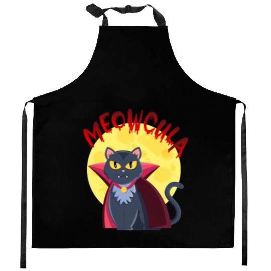 Meowcula | Cat Lover Gift | Halloween Gift | Cat Kitchen Aprons