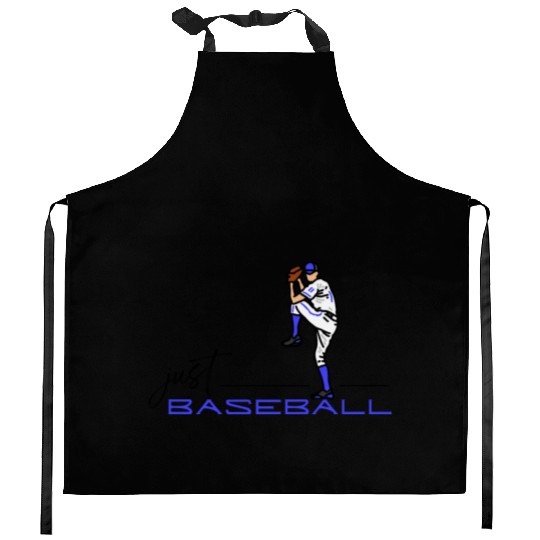 Just Baseball (Pitcher) Kitchen Aprons