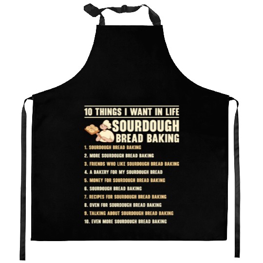 Sourdough Bread Baking Foodie Baker Cooking Kitchen Aprons