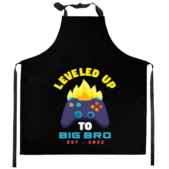 Siblings Brother 2022 Pregnancy Gaming Kitchen Aprons