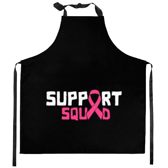 Support Squad - Beat Breast Cancer Kitchen Aprons