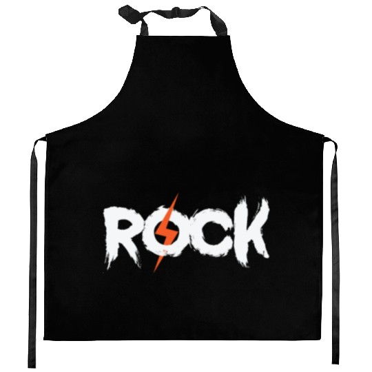 Rock Music Style Genre Guitar Rock Band Kitchen Aprons