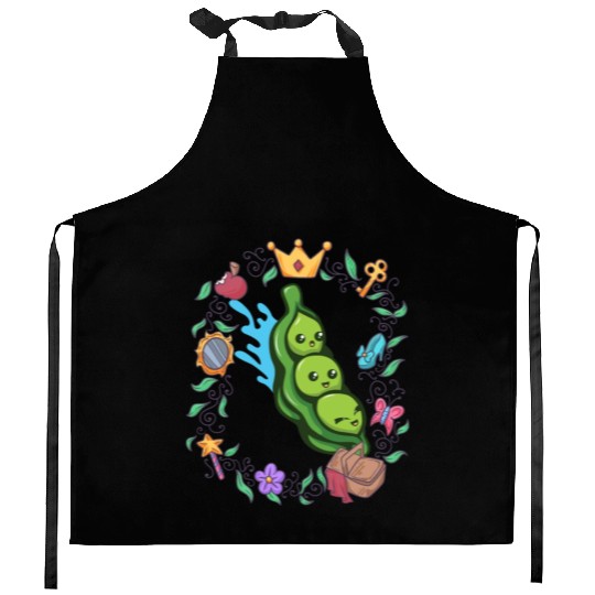 Pea Vegetable Vegan Fairy Fairy Tale Kitchen Aprons