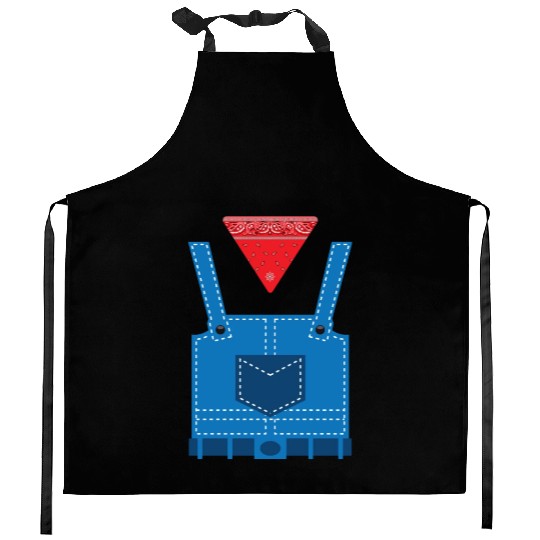Farmer Costume Redneck Farm Barnyard Farming Gift Kitchen Aprons
