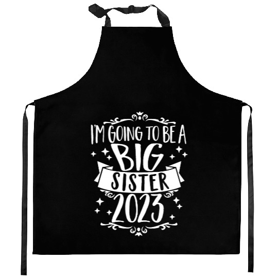 Going to be a Big Sister 2023 Pregnancy Big Sis Kitchen Aprons