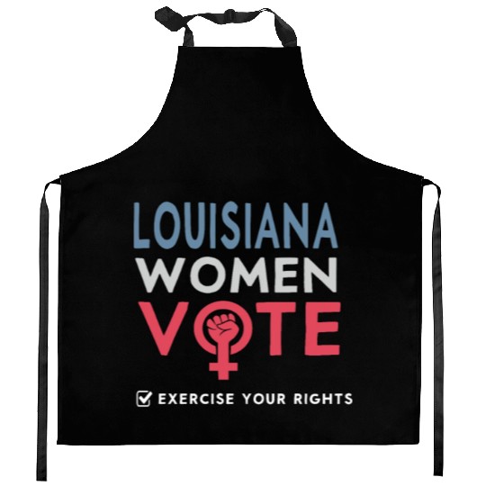 Louisiana Women Vote Voter 2022 Election Feminist Kitchen Aprons