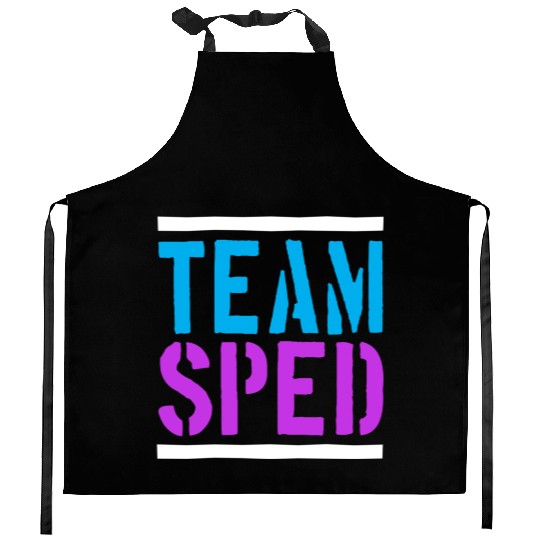 Special Education Teacher Team Sped Kitchen Aprons