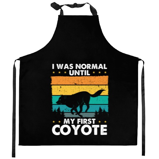 Coyote Trapping Coyote Hunting Yote Hunting Gift Kitchen Aprons