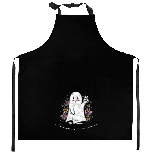 Trick or treat people with kindness - trick or Kitchen Aprons