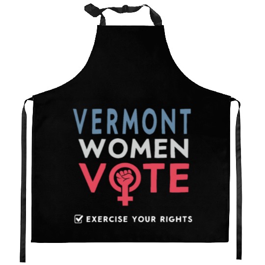 Vermont Women Vote Voter 2022 Election Feminist Kitchen Aprons