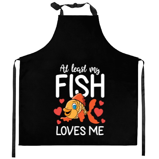 Fishing Valentine Clothes Gift for Him Her My Kitchen Aprons