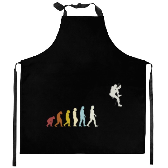 Climbing Evolution Mountaineering Bouldering Kitchen Aprons