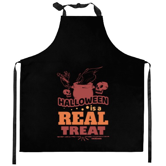 Halloween Hexe Totenkopf Kitchen Aprons