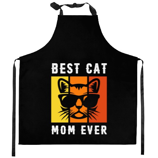 Cat Mom Kitchen Aprons