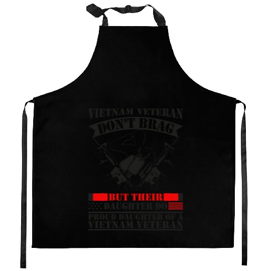 A Vietnam Veteran Dad Kitchen Aprons