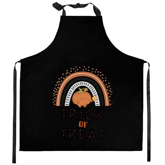 Happy Thanksgiving-Trick Or Treat Cute pumpkin !! Kitchen Aprons
