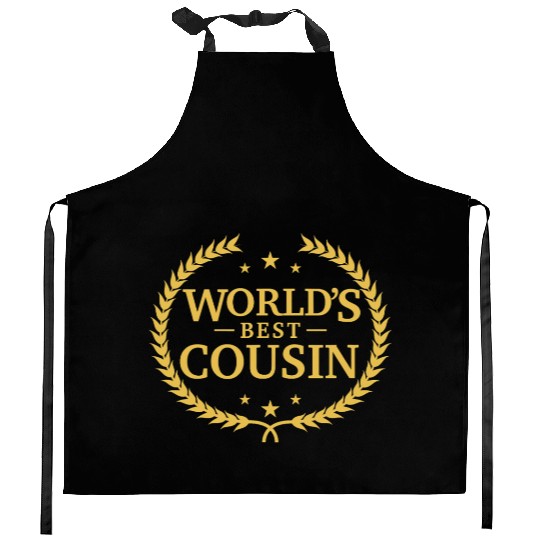 World s Best Cousin Greatest Ever Award Kitchen Aprons