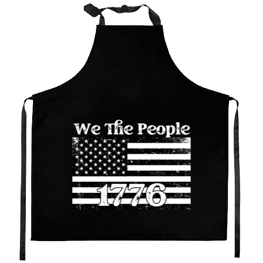We The People 1776 USA Flag Kitchen Aprons