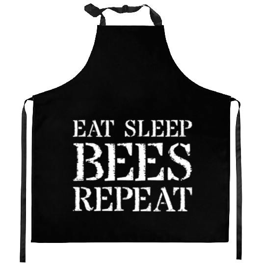 Beekeeper Kitchen Aprons Gift For Beekeeping Eat Sleep