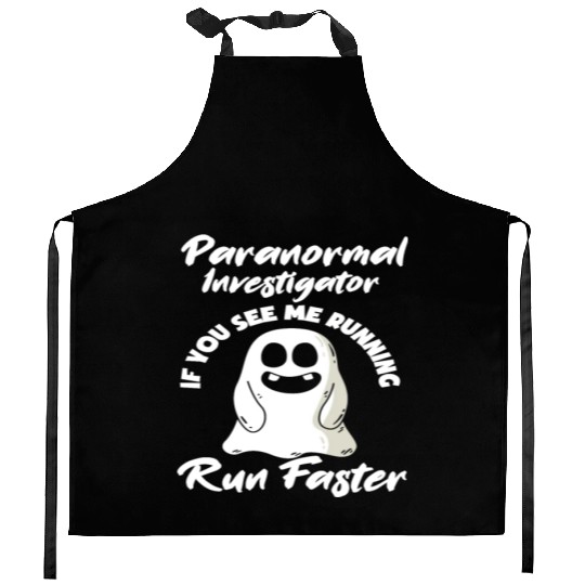Ghost Hunter Ghost Hunting Ghosts Kitchen Aprons