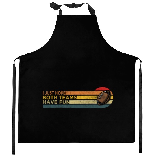 i just hope both teams have fun cool Kitchen Aprons