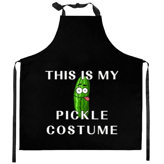 This is my Halloween pickle Costume Funny pickles Kitchen Aprons