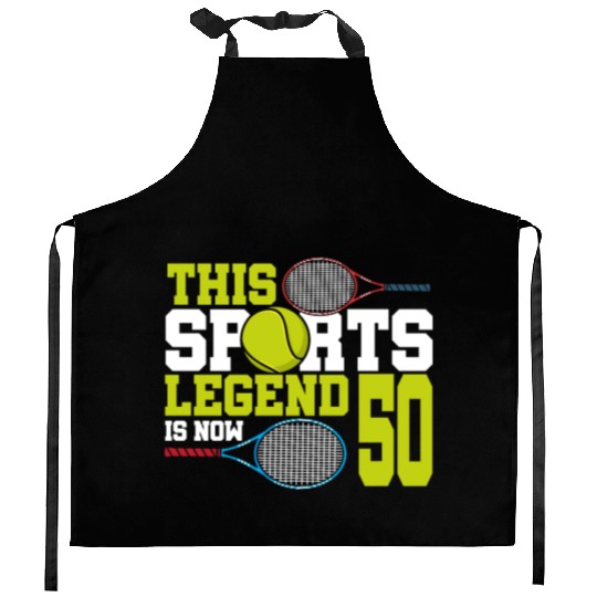 This Sports Legend Is Now 50, Tennis 50th Birthday Kitchen Aprons