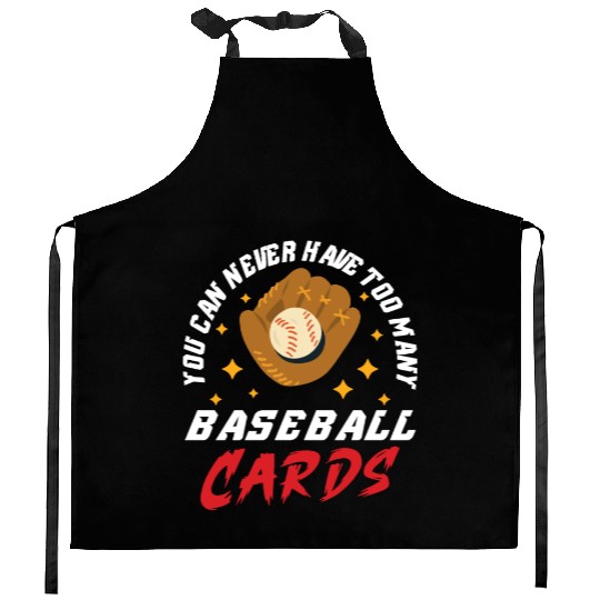 Baseball Cards Baseball Player Baseball Fan Gift Kitchen Aprons