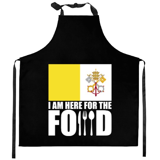 Vatican City flag souvenir food travel Kitchen Aprons