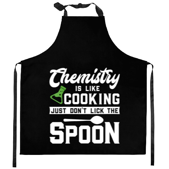 Womens Chemistry Is Like Cooking Science Lover Kitchen Aprons