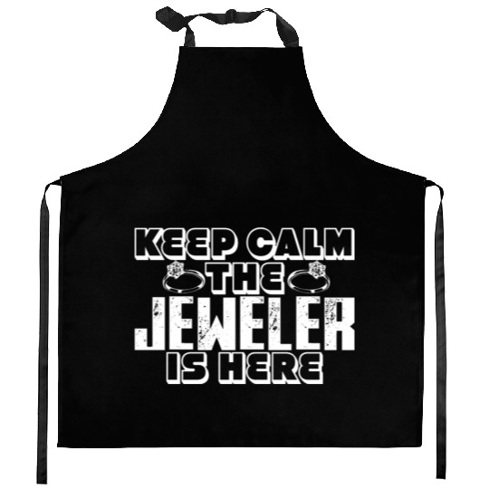 Jewellery Joke Jeweler Jewelry Diamond Gemstone Kitchen Aprons
