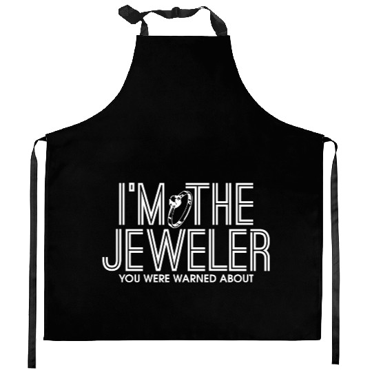 Jewellery Joke Jeweler Jewelry Diamond Gemstone Kitchen Aprons