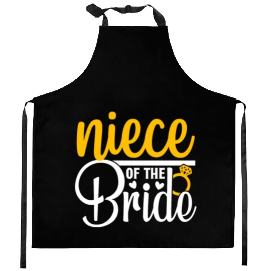 Niece Of The Bride Wedding Party Matching Gift Kitchen Aprons